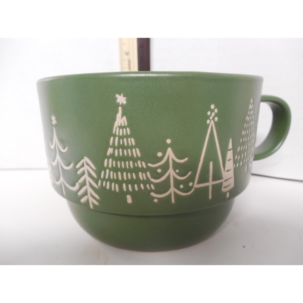 Prima Design Ceramic  Winter Trees Coffee Mug  18 oz